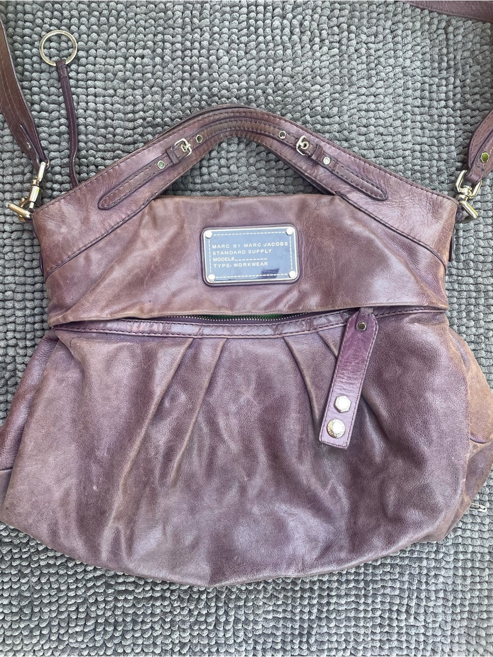 Authentic Marc by Marc Jacobs leather Standard Supply Workwear bag